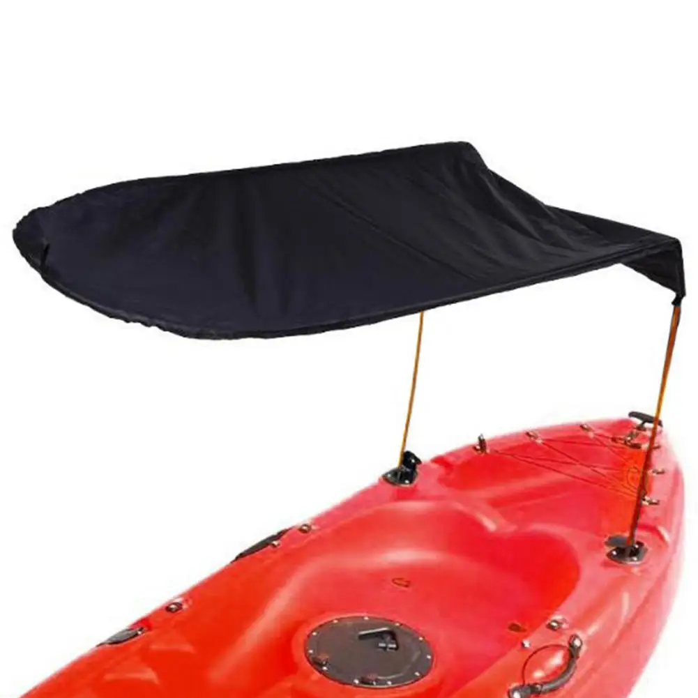 

Sun Shade Canopy Durable Sun-screen Cloth For Kayak Canoe Portable Easy To Install Kayak Cover Kayak Sunshade