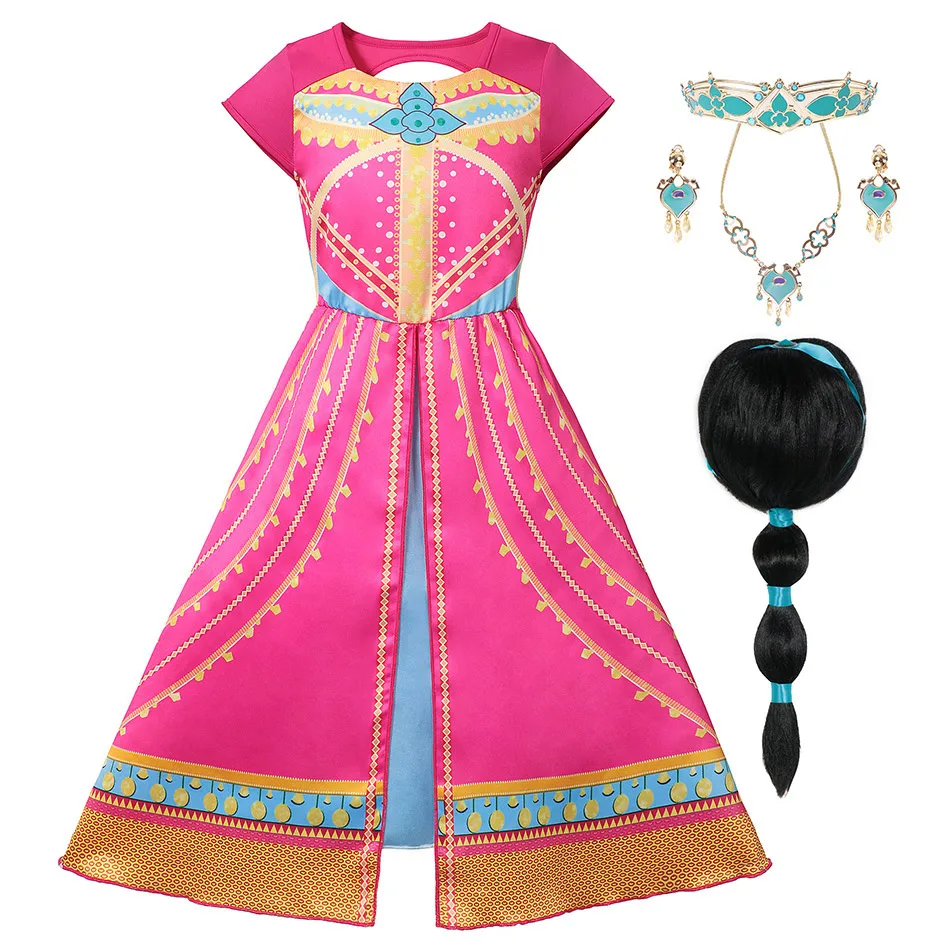 Суданский королевский костюм принцессы жасмин для девочек причудливый Аладдин и