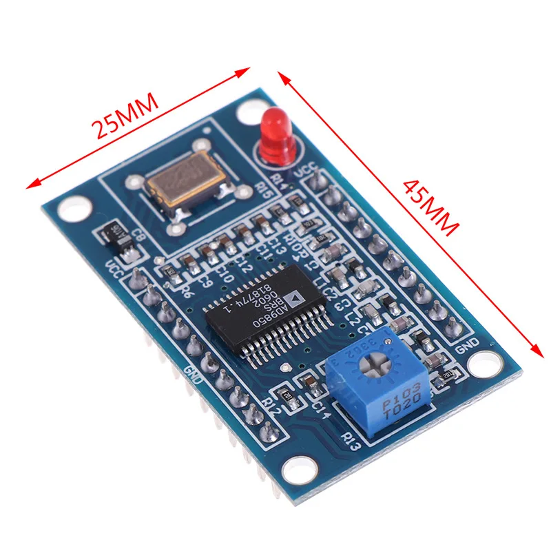 AD9850 DDS Signal Generator Module 0-40MHz 2 Sine Wave And Square Low-pass Filter Crystal Oscillator Test Equipment Board | Инструменты