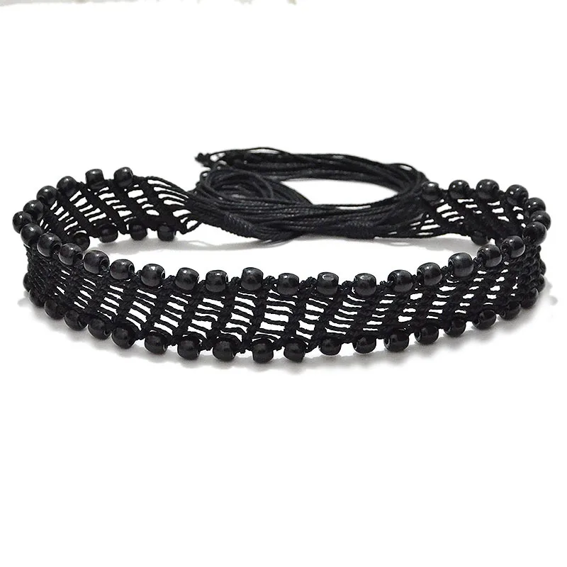 Новый Национальный тканевый пояс из восковой веревки в богемном стиле на талию