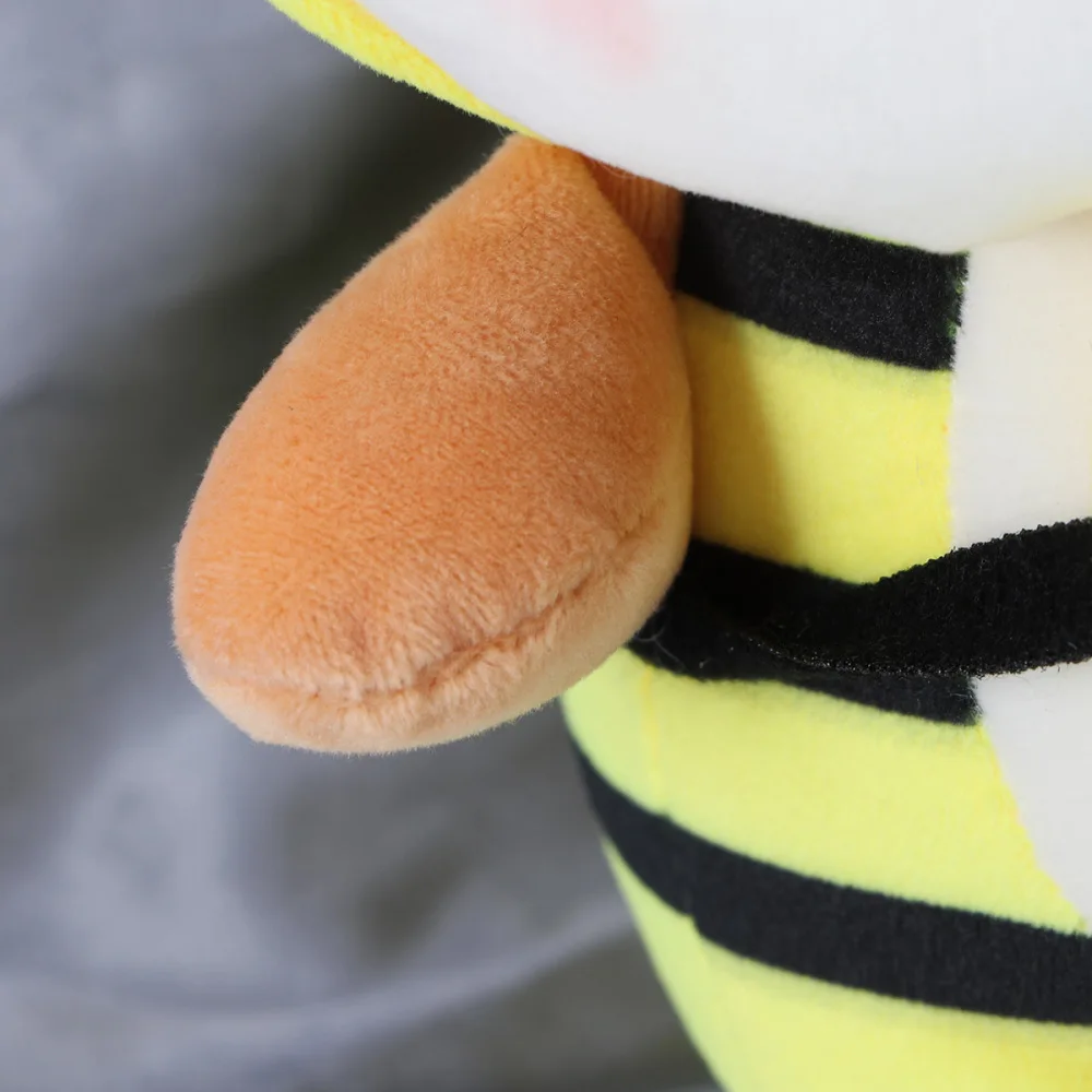 

1pc 25cm Plush Stuffed Bee Doll Creative for Kids Children Birthday Gift (Yellow)