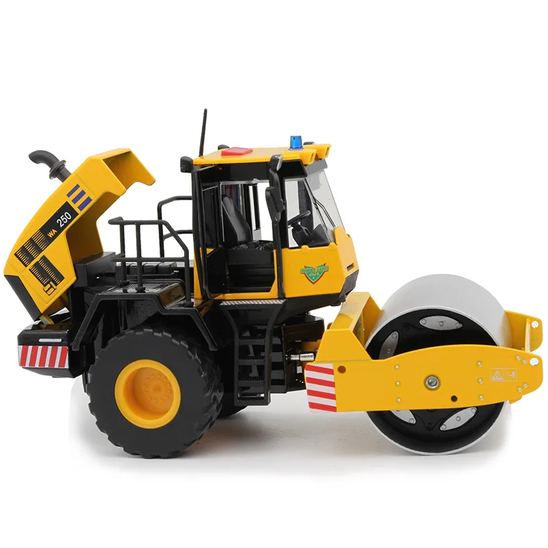

1:50 Simulation Roller Alloy Engineering Truck Diecast Toy Vehicle Joint Movable Sound And Light Pull Back Car For Kids Boy Toys