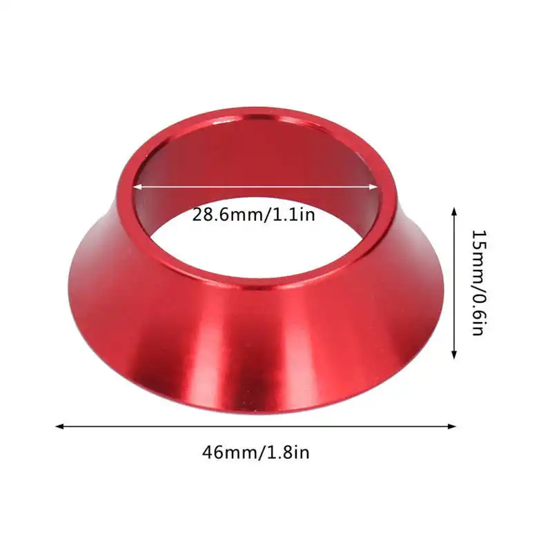 

2Pcs 15mm Bike Headset Washer CNC Aluminium Alloy Bicycle Front Fork Stem Spacers