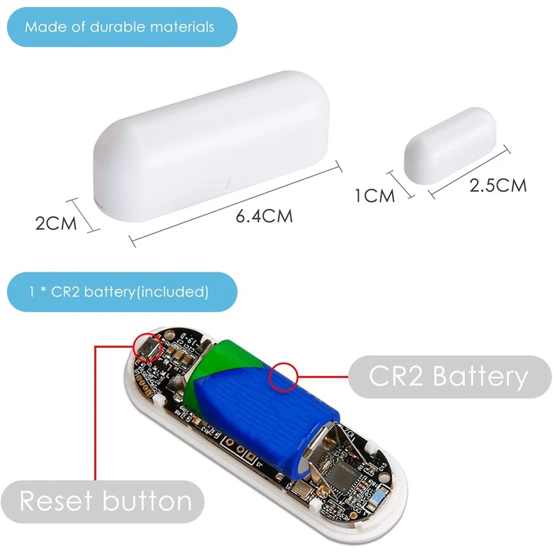 Wireless Waterproof Motion Sensor Door Window Alert Alarm Infrared for Home with Push Notification | Безопасность и защита