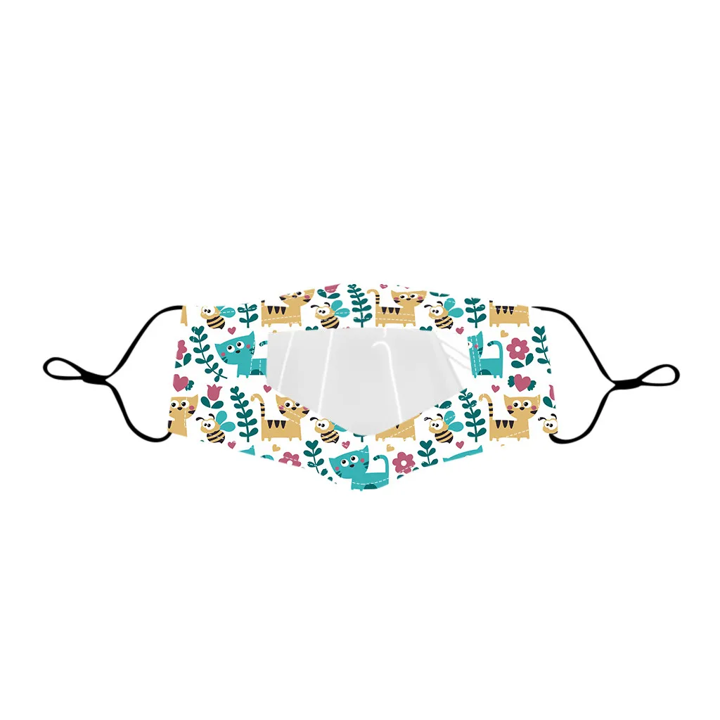 5 шт. Детские маски с прозрачным окном маскарильяс прозрачная дышащая маска для