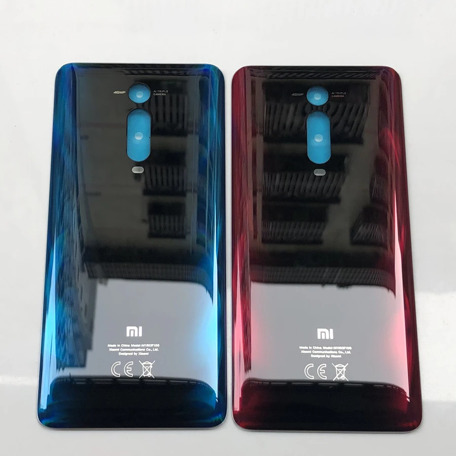 Чехол для Redmi K20/K20 Pro/Xiaomi 9 T/9 T pro, Задняя стеклянная панель, чехол для задней двери с клейким корпусом