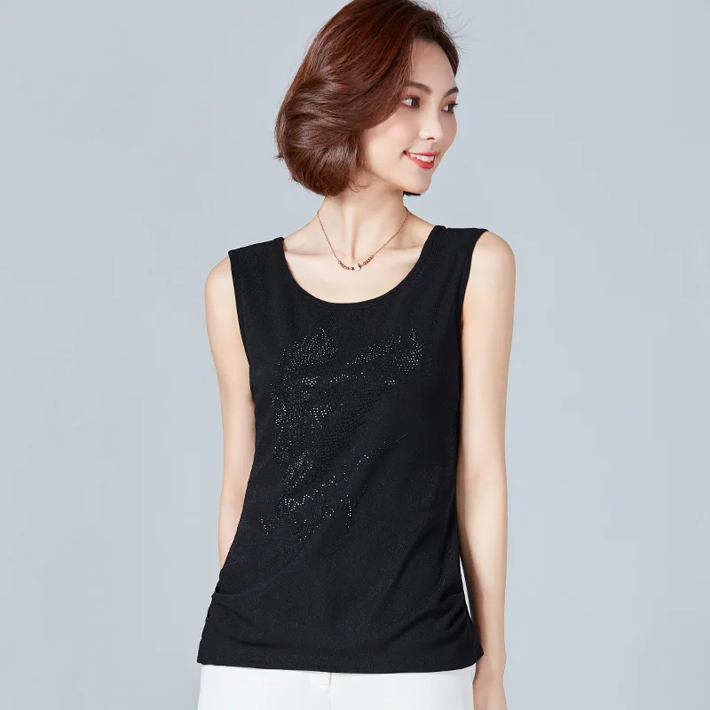 

2020 Buttons Solid Vest Sleeveless Casual Knitted Vest Female 2020 Spring Plus Size Lady Pullover Black