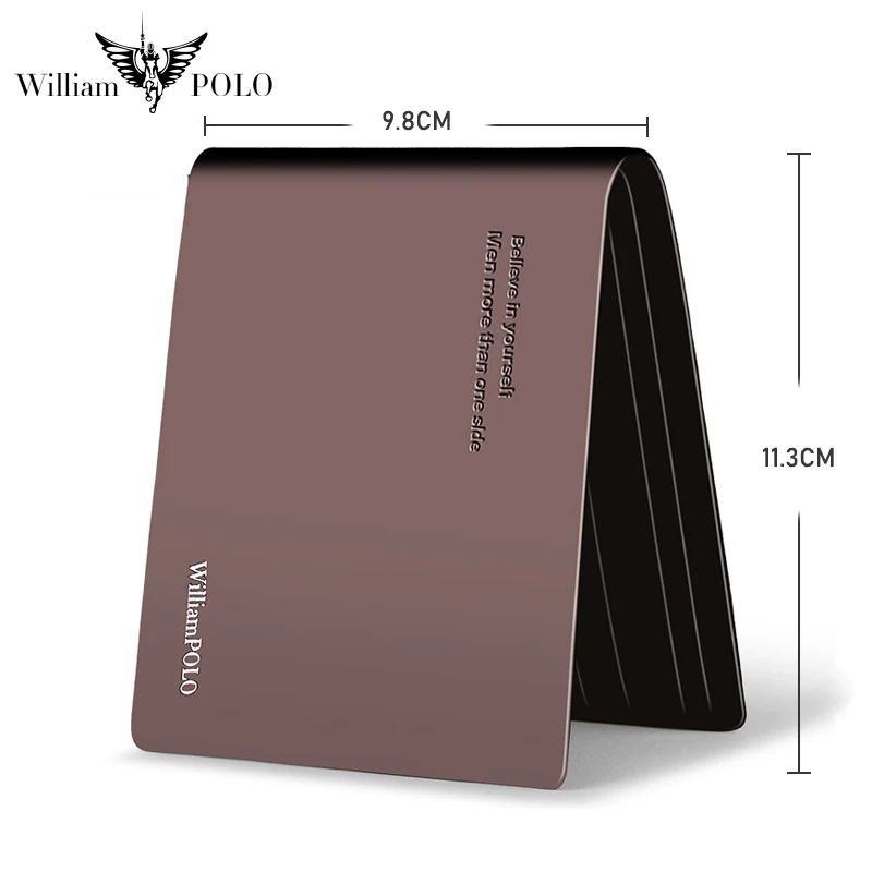 Тонкий кошелек для мужчин чехлы карт роскошный брендовый минималистичный