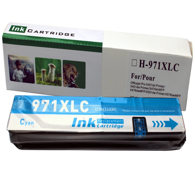 Сменный чернильный картридж HP970 HP970XL HP971 HP971XL для hp Officejet Pro X451dn X451dw X476dn