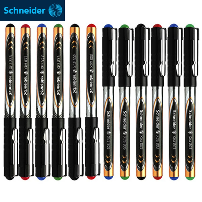 Гелевая ручка Schneider Xtra 803 3 шт. шариковая для подписи студенческого экзамена 0 мм