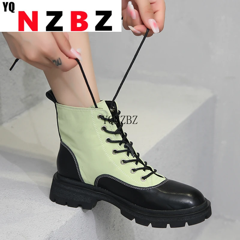 

Genuine Women Anckle Boots Assorted Colors with Elastic Rubber Outsol Fashion Women Boots 2021 New