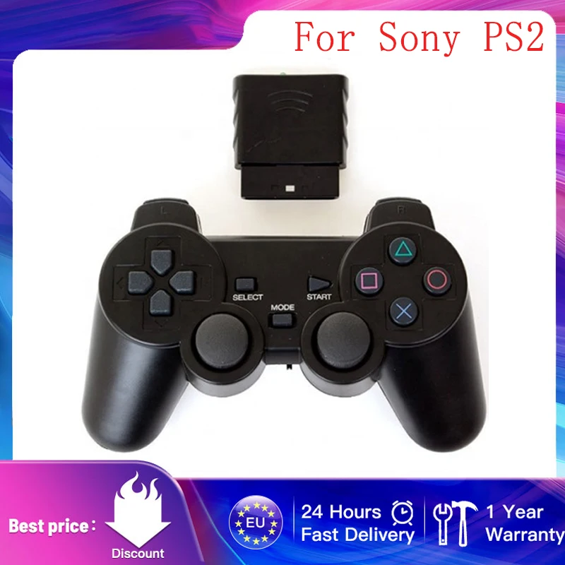 Беспроводной геймпад для Sony PS2 контроллер консоли Playstation 2 джойстик с двойной