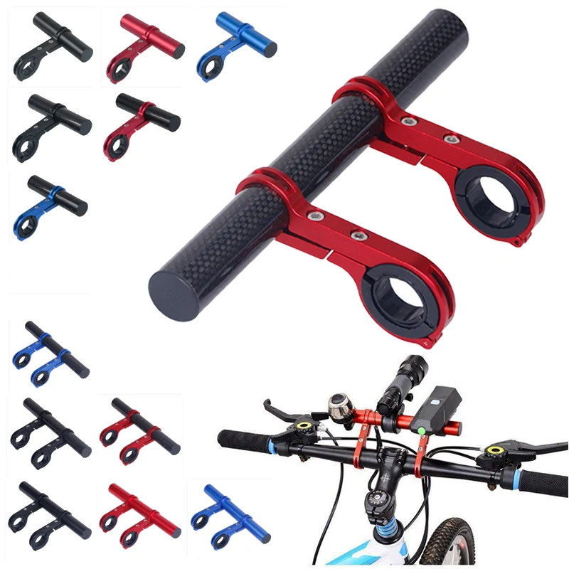 

Bicycle Handlebar Extended Bracket Bike Headlight Mount Bar Bike Handlebar Extender Mount MTB Cycling Carbon Headlight Bracket