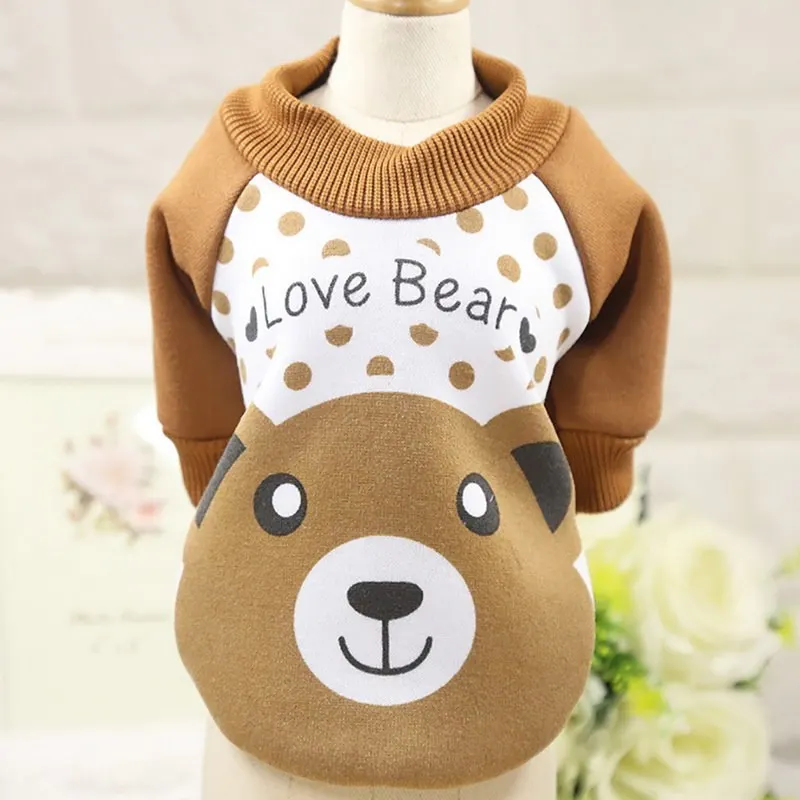 Горячая Распродажа 6 размеров зимняя теплая одежда для маленьких и средних собак