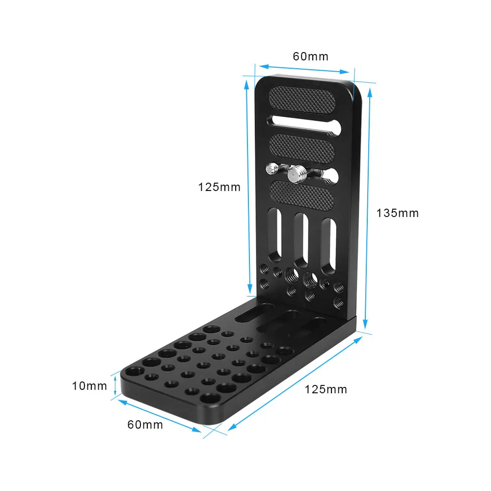 KIMRIG Professionelle Kamera Video L Platte DSLR Kamera Quick Release L Platte Halterung Canon Nikon Sony Kamera Halterung – Detail 4
