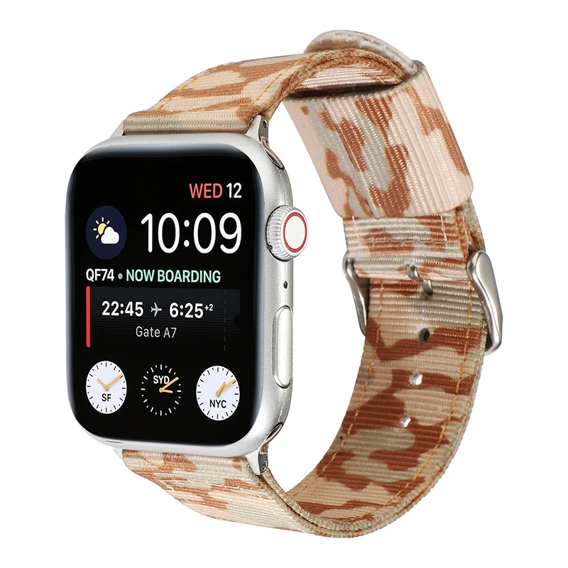 Nylon watchband For apple watch band 38mm 44mm 42mm strap 40mm iwatch sreies 5 4 3 2 1 pulseira bracelet belt Wristband Women