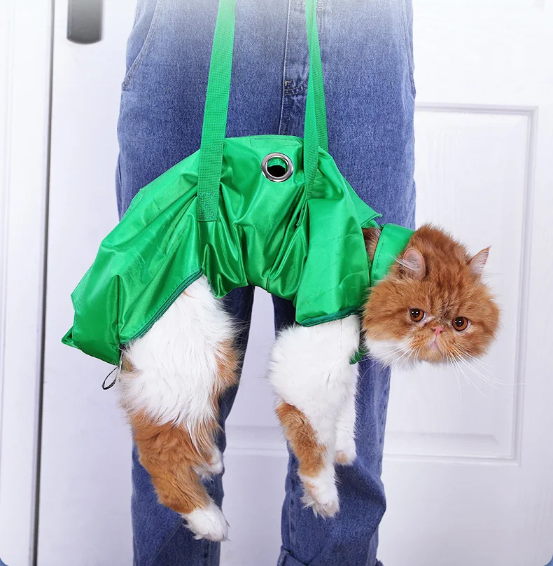 

Cat Carrier Soft Transportation Travel For Cats Anti-scratch Artifact Nail Clippers Fix Portable Injection Backpack For Cat Bag