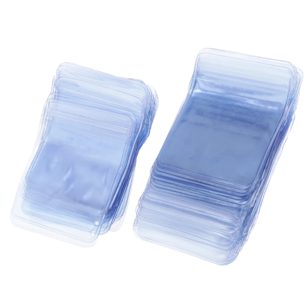 

100pcs Pouch, Pouch Set, Plastic Pouch, Waterproof Quick Release Pouch, Transparent, 9 X 13cm Size