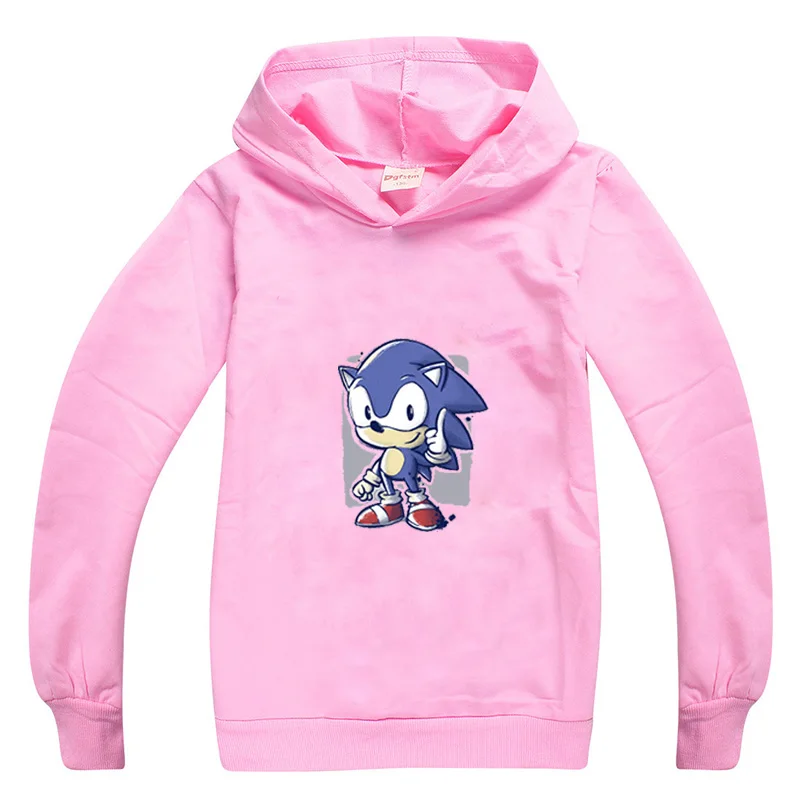 

Kids Clothes Boys Sonic The Hedgehog Hoodies Active Sport Tops Baby Girl Sweatshirt Boy Children Clothing Sweat Fille