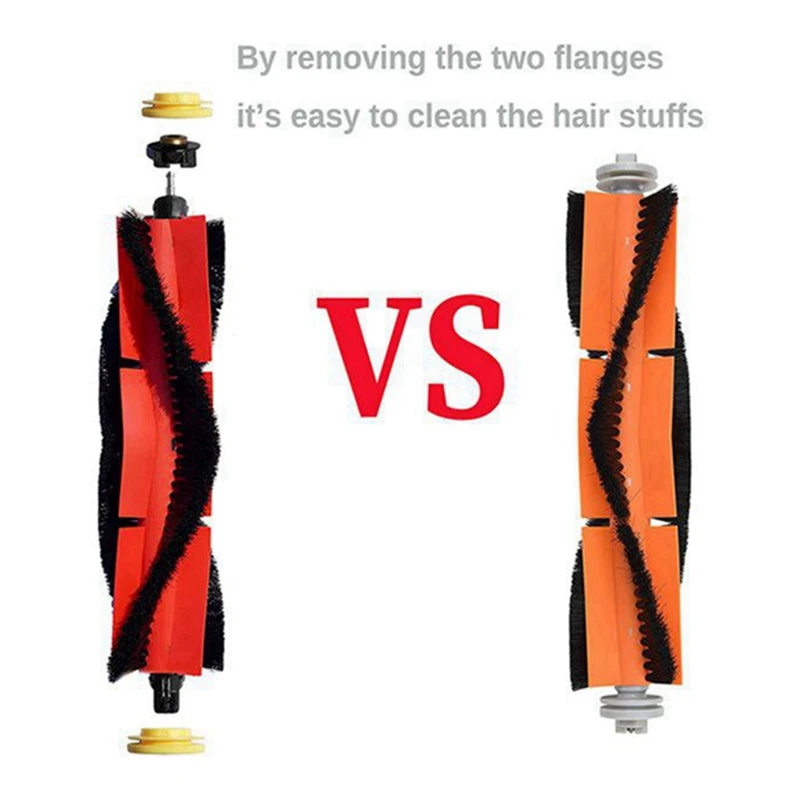 

TOP!-Replacement Accessories for XiaoMi Roborock S5 Max S50 S55 S60 Pure Vacuum Cleaner Parts Washable Filter Main Brush