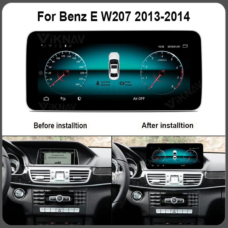 

Автомобильное радио, 10,25 дюймов, android, GPS, для-Benz E W207, 2013, 2014, автомобильный мультимедийный видеоплеер, FM, BT, Wi-Fi