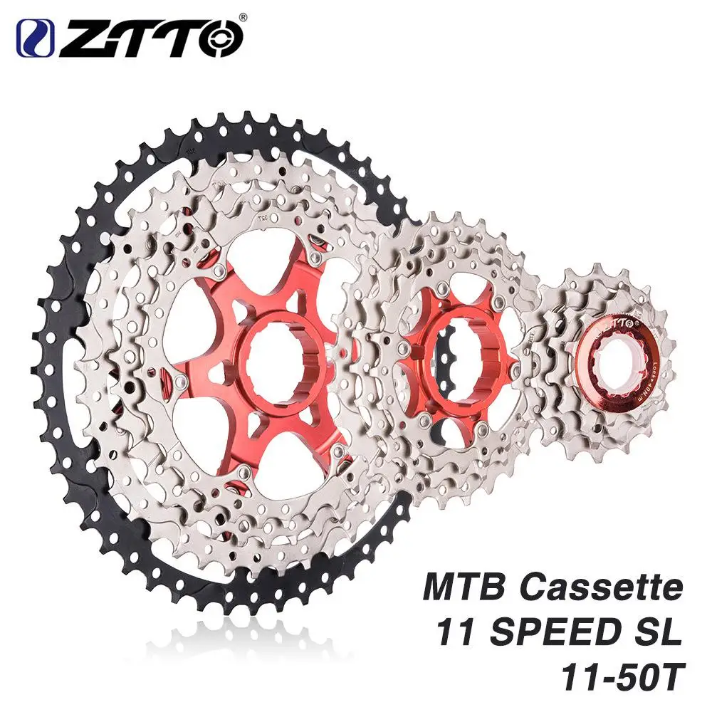 Kuulee ZTTO MTB 11 скоростная кассета s 11-50 t Ультралегкая свободного хода для горного