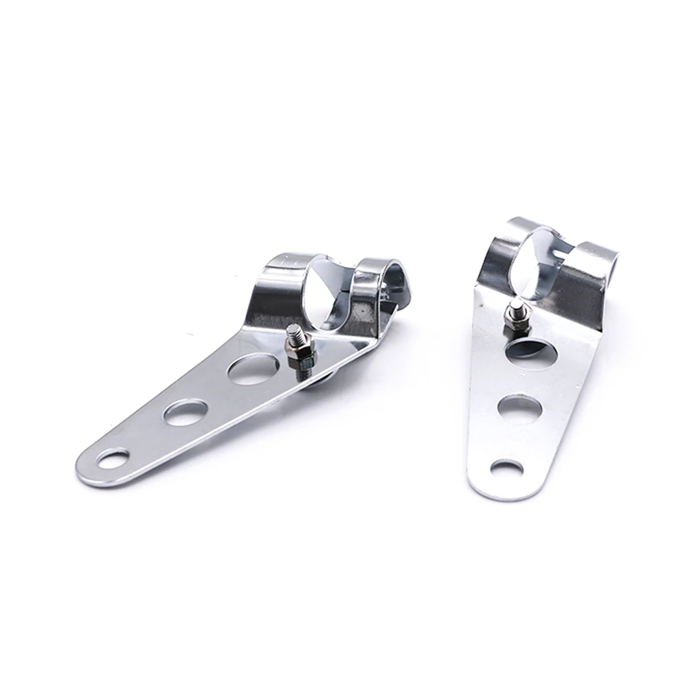 

Universal Motorcycle Headlight Mount Brackets Clamps Fork Ear Chopper Headlamp Holder Adjust Motor Fork Mount Support Front Lamp