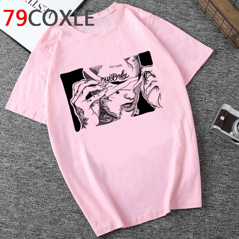 Футболка lil peep Мужская Винтажная ulzzang tumblr kawaii графические футболки топы harajuku |