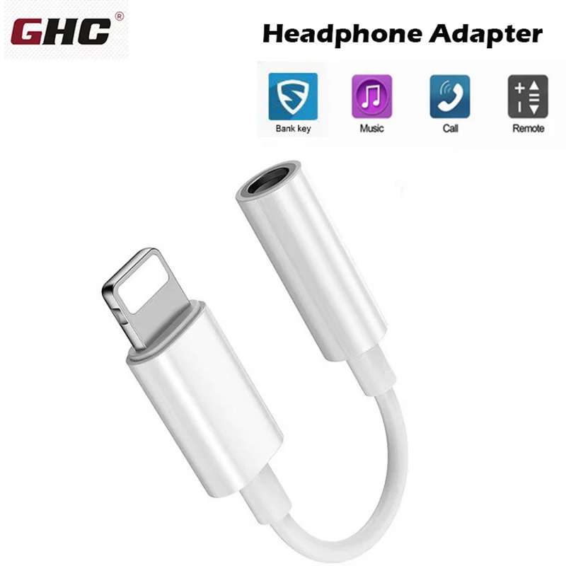 Адаптеры для наушников освещения до 3 5 мм Jack кабель постоянного тока с разъемом