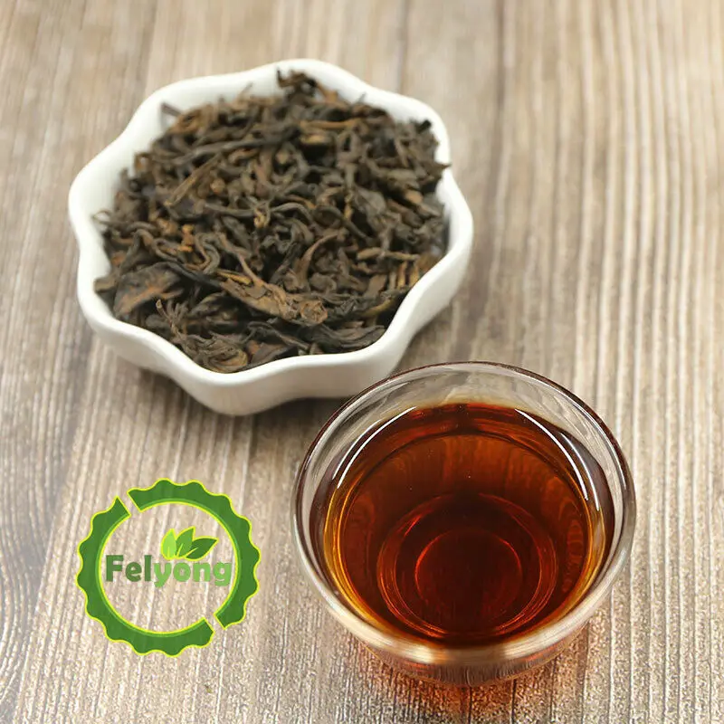 2017 год спелый Pu erh Китай Юньнань шу свободный лист здоровый чай|Чаедробильные