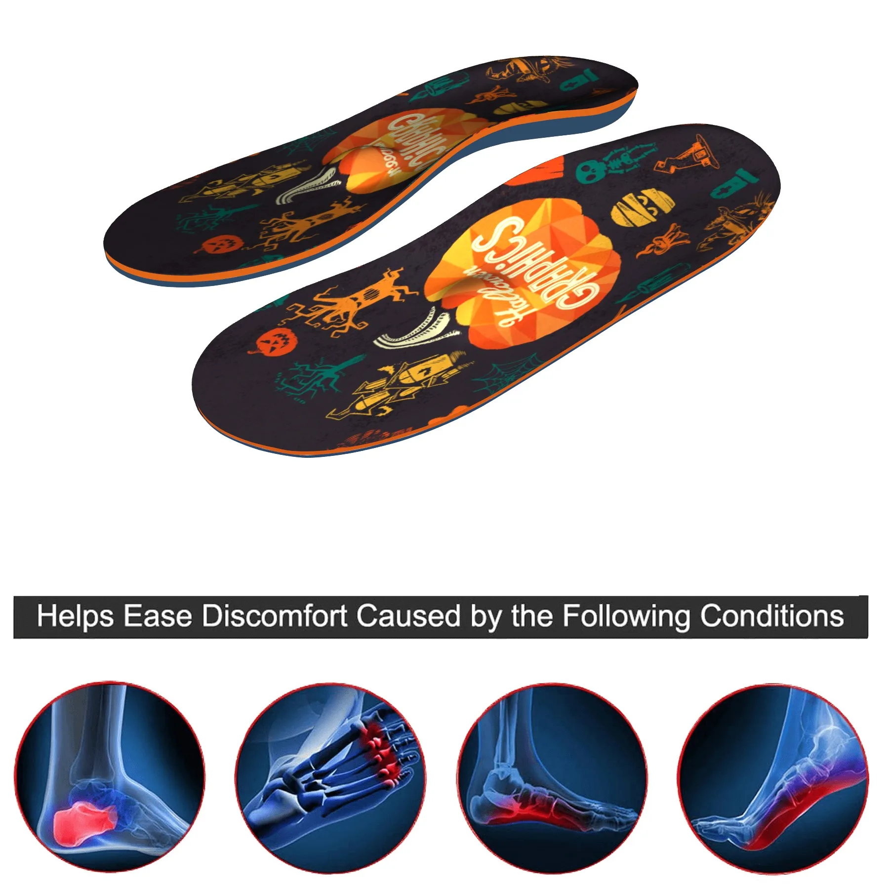 Ортопедические стельки с поддержкой свода стопы коррекция боли в пятке