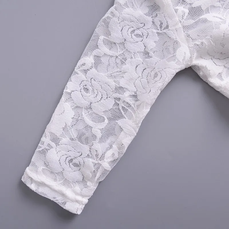 Боди для новорожденных девочек Кружевная летняя одежда принцессы маленьких