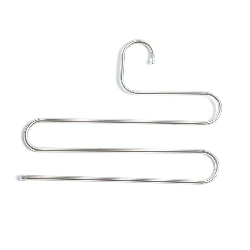 Многофункциональная S образная вешалка для брюк из нержавеющей стали