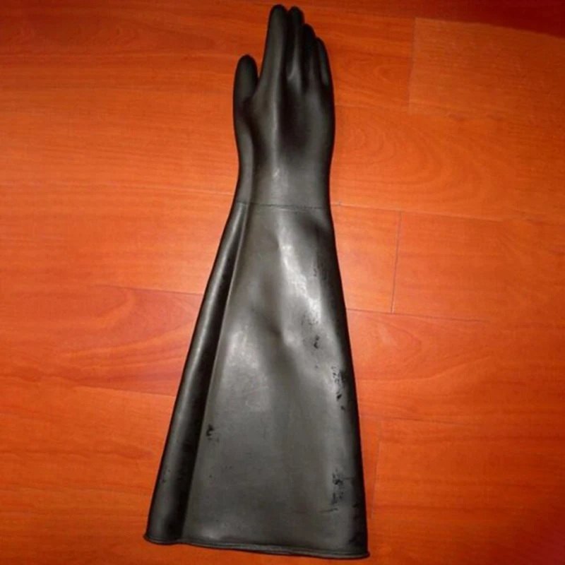 Большие толстые пескоструйные перчатки безопасные держатель перчаток и зажим