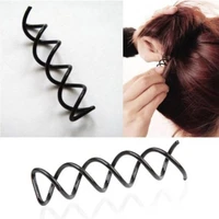 12pcs black spiral spin screw bobby pin hair clips lady twist barrette hairpin headdress accessories beauty styling tools