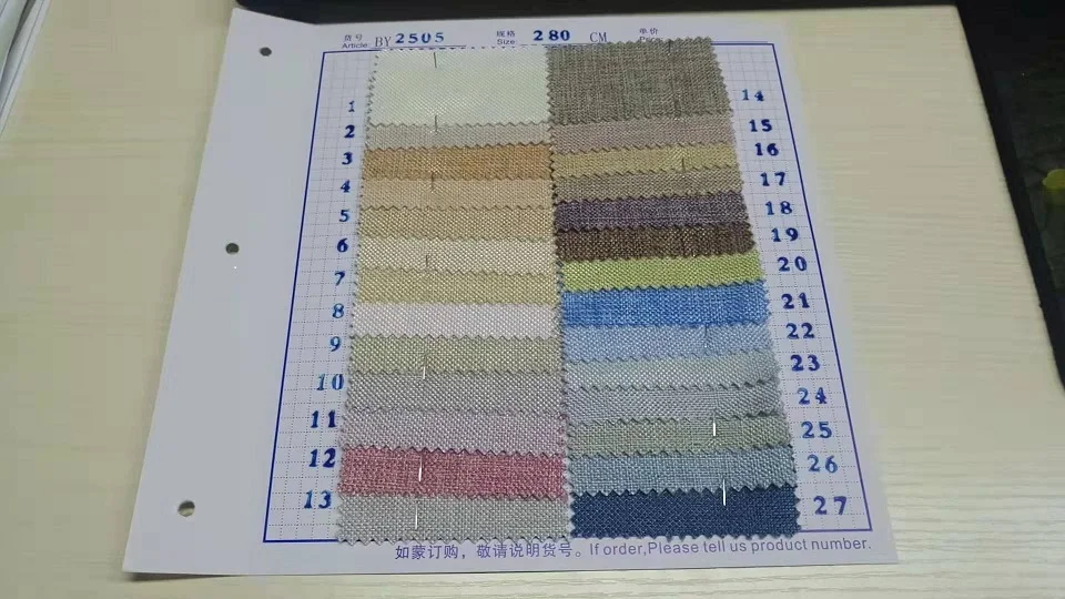 Sample corol swatch Современные однотонные льняные обои высокого качества гостиная бесшовная текстильная Серия настенная ткань для стен домашний декор - Цвет: Sample corol swatch