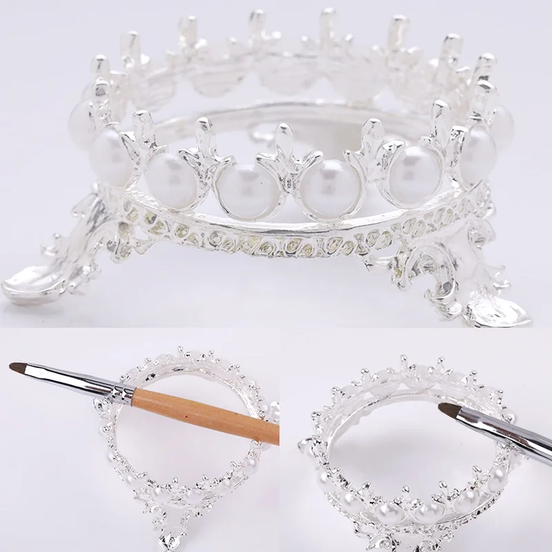 1 шт. подставка для ногтей золотого и серебряного цвета жемчужины дизайна