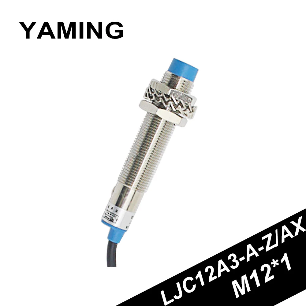 Емкостный Бесконтактный переключатель уровня жидкости LJC12A3-A-Z/AX DC трехпроводной NPN/PNP NO/NC датчик металла 24 В