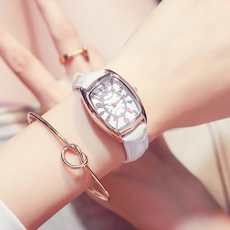 Женские Классические кварцевые часы Kezzi с маленьким циферблатом