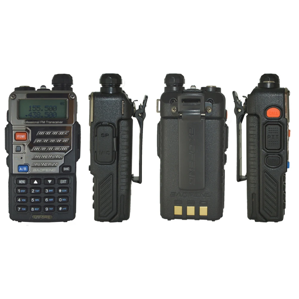 Рация Baofeng 8 Вт UV5RE VHF/UHF Двухдиапазонная портативная любительская радиостанция