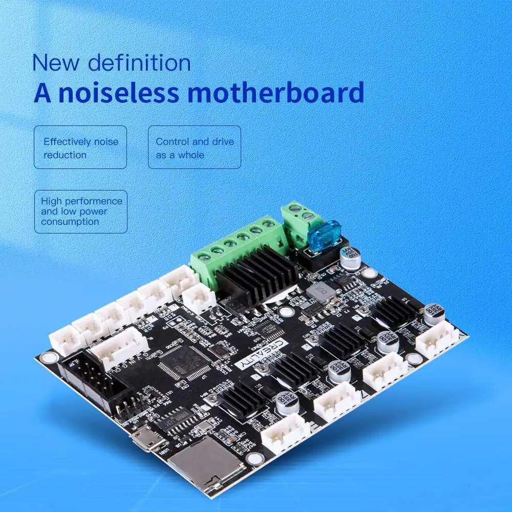 CREALITY 3D Ender-3 V2/Ender-5 Pro/Ender-3 Max V4.2.2 TMC2208 32-битная Бесшумная печатная плата Материнская