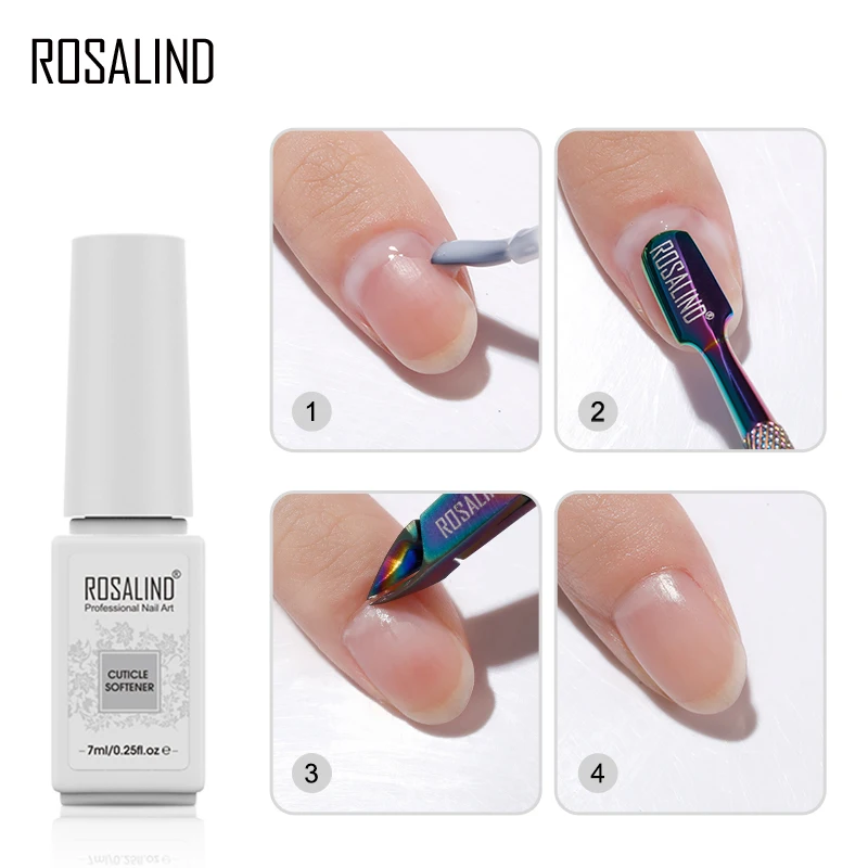 Масло для кутикулы ROSALIND восстанавливающее масло ногтей с розовым ароматом