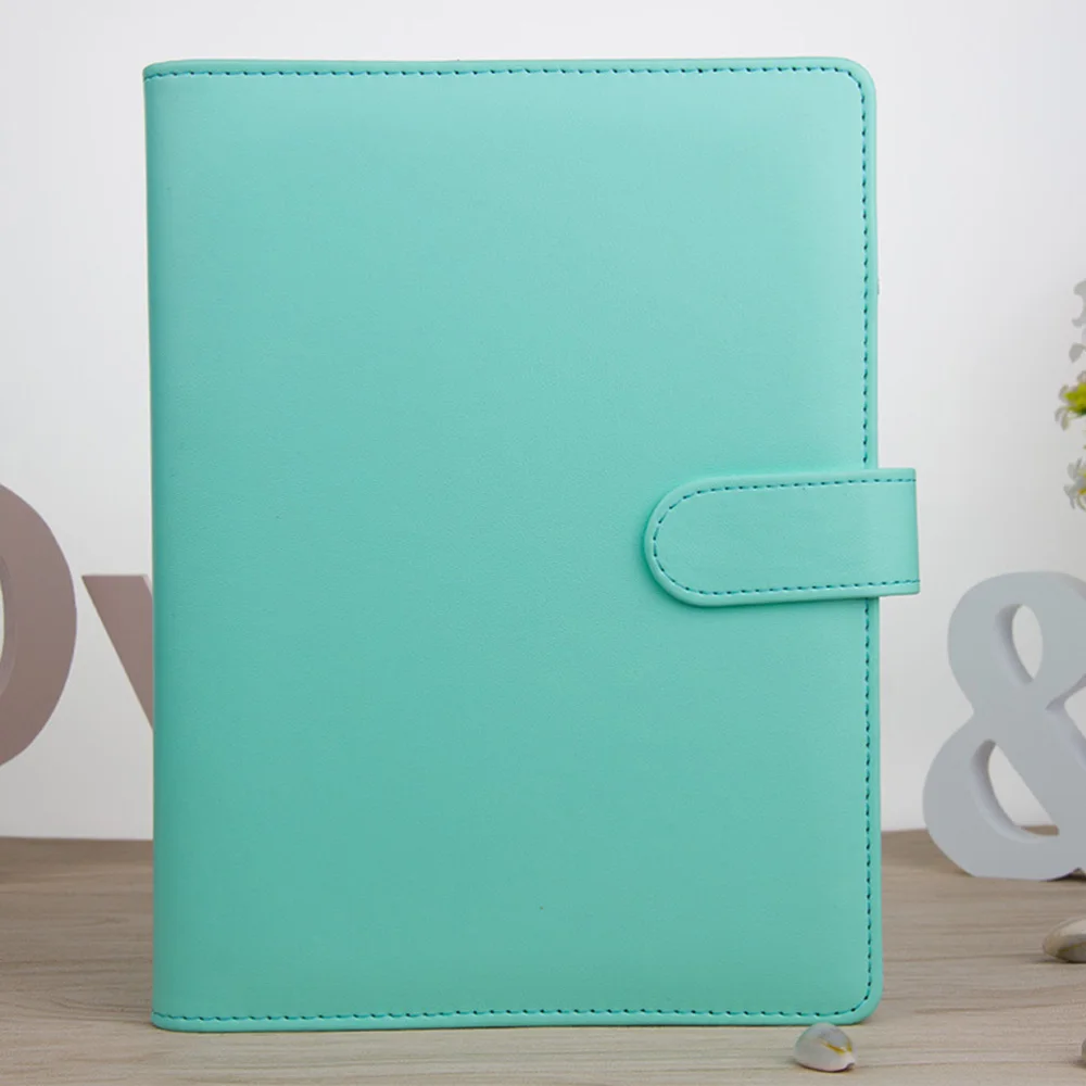 

A6 Binder Notebook Loose-leaf Notebook with PU Leather Cover for Diary Journal Travel)