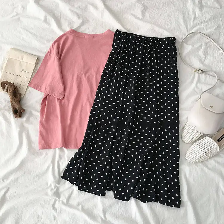 Женские комплекты] костюм Лето 2020 новинка Женская Корейская версия волнистых