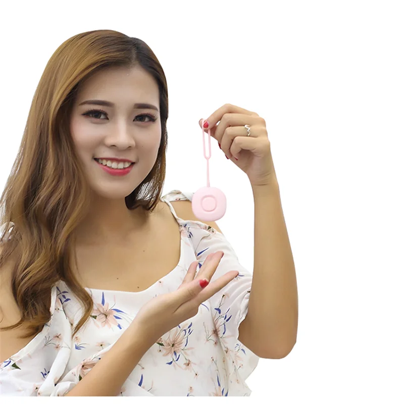 

120dB Self-Defense Alarm For Kids Women Elderly GPS Location Recording Smart Personal Emergency Safety Alert Keychain