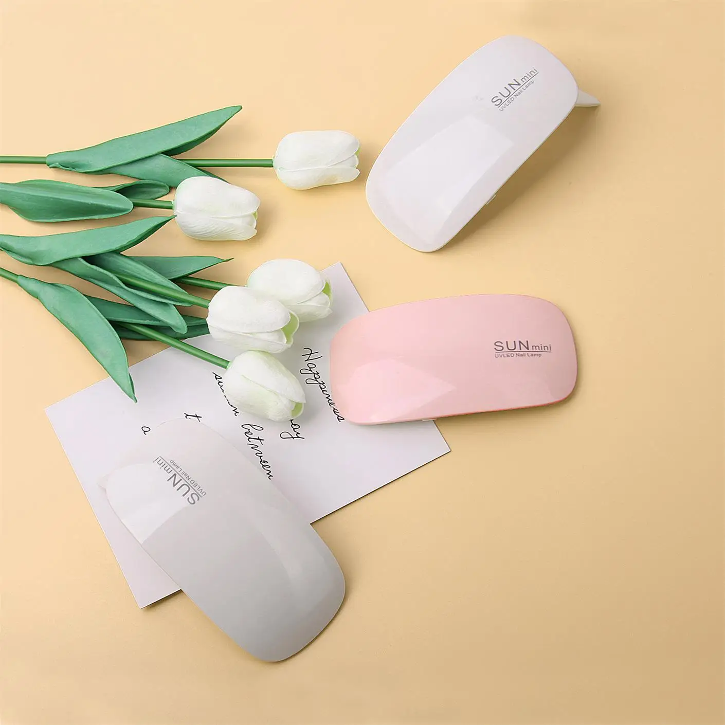 Мини Портативный 6 Вт УФ светодиодный светильник с USB зарядкой 30s 60s Таймер Сушилка