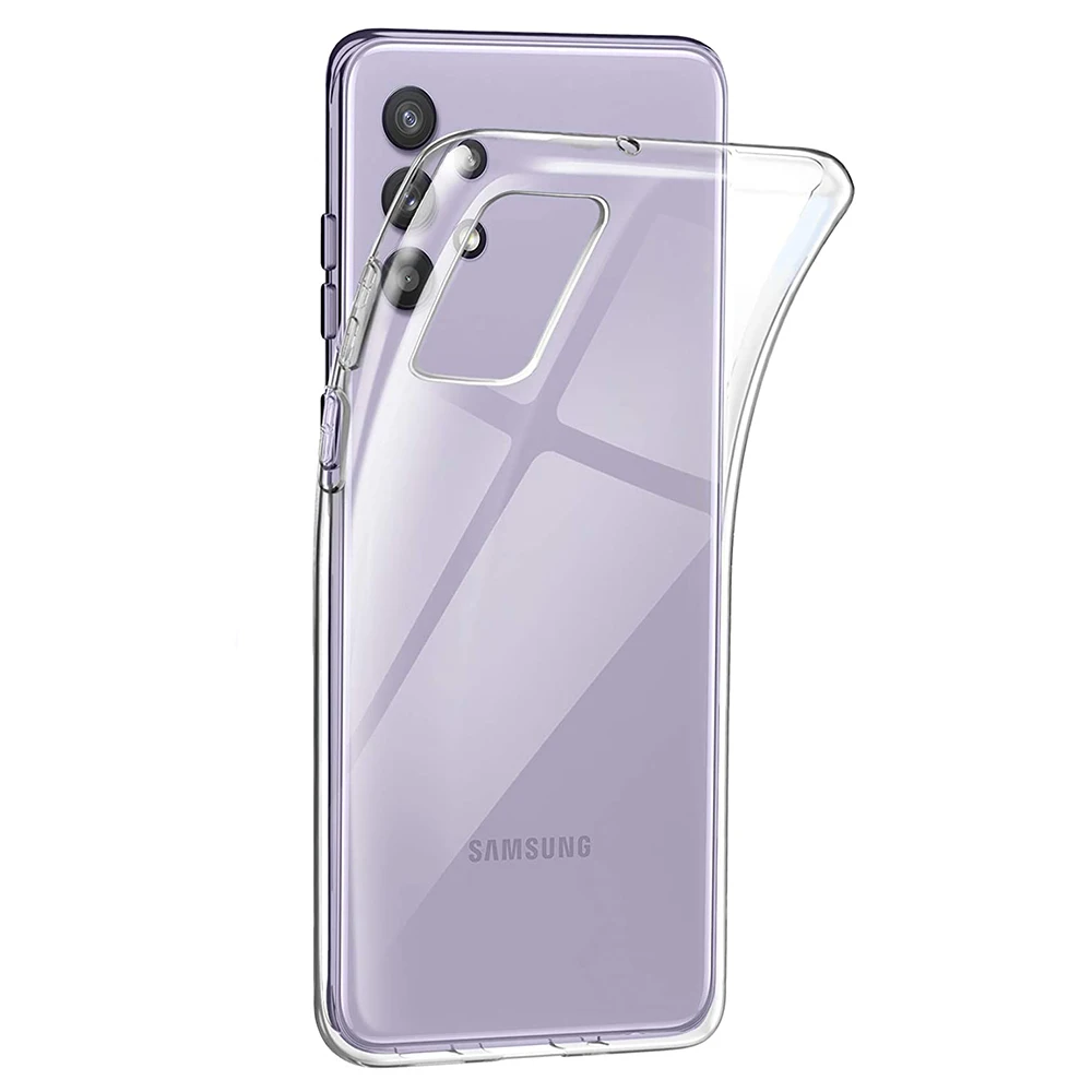 

Silicone Clear Case For Samsung Galaxy A52 A51 A50 A32 A31 A30 A72 A71 A70 A40 A60 A41 A22 A21 A20 Ultra Thin Soft Case Cover