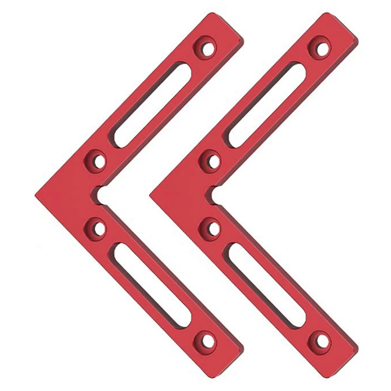 

2PCS 90 Degree Positioning Square Right Angle Clamp, Aluminum Alloy Woodworking Tools, Suitable for Frame Box Cabinets