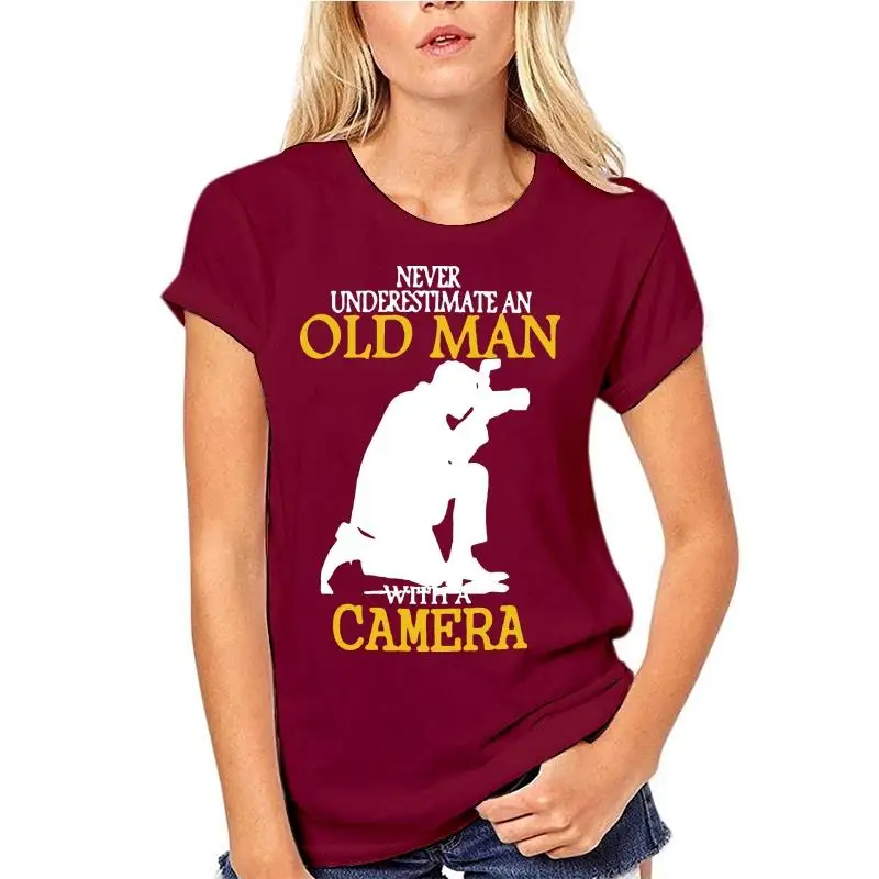 

T-shirt New Sizes S-xxxl Loose Plus Size Tee Shirt Graphic Tees Short Sleeve Short Sleeve Never Underestimate An Old Man With A