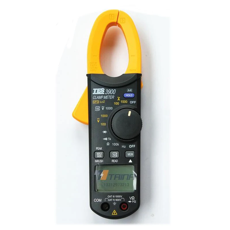 TES 3901 клещи/Trme зажим MeterVariable Frequency Drives (VFD) V & HZ измерение CAT III 1000V / IV